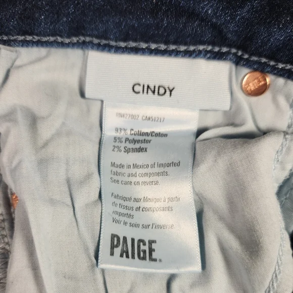 NWOT Women's Paige Cindy Emotion Distressed Jeans - Picture 3 of 14